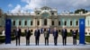 Представники України й країн Північної Європи та Балтії (NB8) на саміті в Києві, 23 серпня 2026 року 
