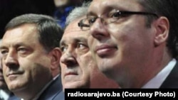 Mlorad Dodik, Tomislav Nikolić i Aleksandar Vučić