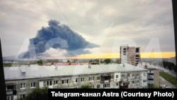 Самара, пожар на НПЗ после удара дрона