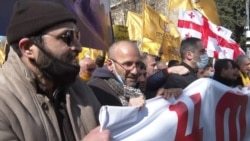 Thousands Protest Georgian Opposition Leader's Arrest, Demand Snap Elections