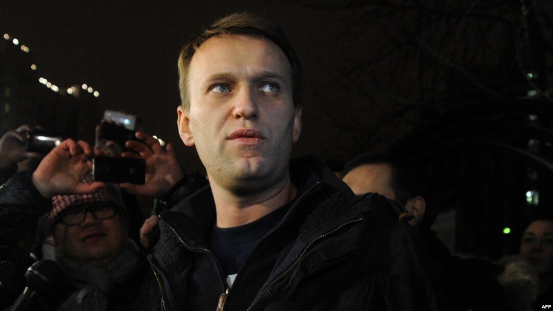 Prominent anti-Kremlin blogger Aleksei Navalny