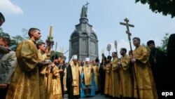 Молебен на Владимирской горке