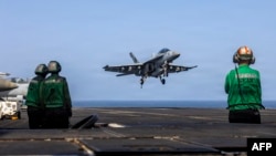 Illustrative image released by US Central Command (CENTCOM), which said it conducted 'self-defense' attacks on Iranian sites on May 30-31.