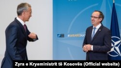 Брисел- генералниот секретар на НАТО Јенс Столтенберг и косовскиот премиер Авдулах Хоти, 08.09.2020