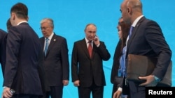 Ресей президенті Владимир Путин Астанадағы саммитте. 4 шілде 2024 жыл.