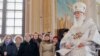 Ukraine –Divine Liturgy to celebrate third day of Christmas by Orthodox calendar in the Church of the Christ Nativity. Divine Liturgy conducts Kiev Patriarch Filaret. Kyiv, 09Jan2016