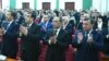 Дар ҷаласаи президент раҳбарони сохторҳои мухталиф ва ҳам журналистони телевизионҳои давлатӣ иштирок карданд. Акс аз president.tj