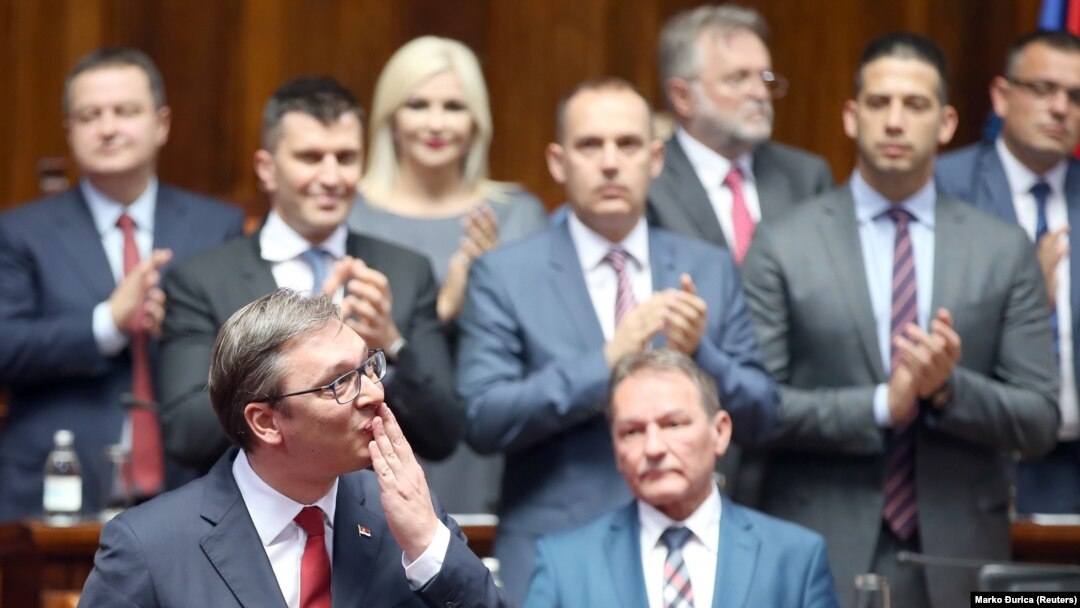 Aleksandar Vučić u Skupštini Srbije