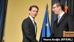 Sebastijan Kurc and Aleksandar Vučić u Beogradu, 9. februara