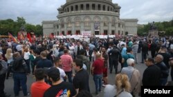 Armenia -- The Armenian Revolutionary Federation party holds a rally in Yerevan's Liberty Square, May 23, 2019.