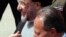Lebanese President Emil Lahud (right) and former Iranian President Mohammad Khatami (file photo)