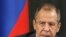 Russia --Russia's Foreign Minister Sergei Lavrov speaks at a news conference in Moscow, 01Nov2010