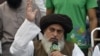 Pakistani cleric Khadim Hussain Rizvi (file photo)