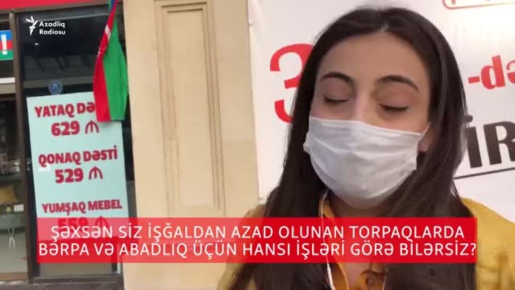 Şəxsən siz işğaldan azad olunan torpaqlarda bərpa və abadlıq üçün hansı işləri görə bilərsiz?