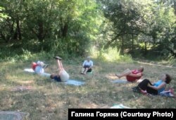 Заняття у клубі «Активне довголіття»