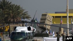 O baterie de rachete Irom Dom de la aeroportul Ben Gurion (Tel Aviv)