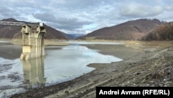 Barajul de la Paltinu, golit