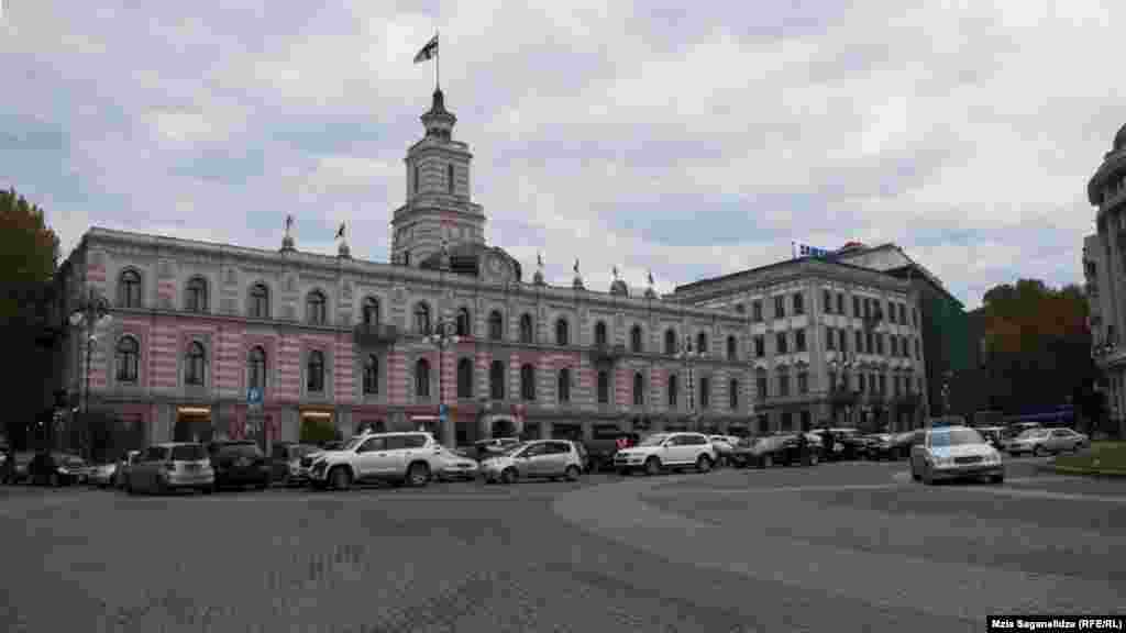 Georgia -- Tbilisi City Assembly Building. Freedom Square. City. Town. Tbilisi, 16Nov2015