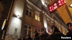 Оппозиционный марш после парламентских выборов. Москва, 7 декабря 2011 года. 