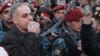 Armenia -- Levon Zurabian addresses thousands of opposition supporters demonstrating in Yerevan, 17Mar2011.