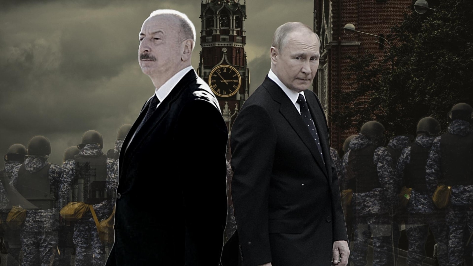 President of Azerbaijan Ilham Aliyev and Russian President Vladimir Putin (composite image)