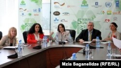 პრესკონფერენცია გარემოსა და ბუნებრივი რესურსების დაცვის სამინისტროში