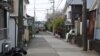 Пустая вуліца ў Японіі