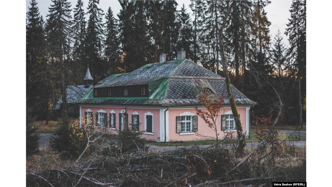 The hunting lodge where Karmal and his family lived in secret for several months in 1978-79.