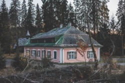 The hunting lodge where Karmal and his family lived in secret for several months in 1978-79.