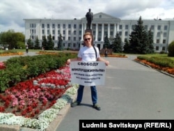 Владимир Жилинский на главной городской площади