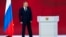 Vladimir Putin, încheindu-și ieri discursul anual privind „starea națiunii” ruse, 21 arilie, 2021.