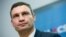 Ukraine opposition leader Vitali Klitschko addresses a press conference in Berlin on February 17.