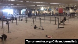 Всередині аеропорту Брюсселя після вибуху