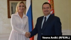 Marija Zaharova i Ivica Dačić