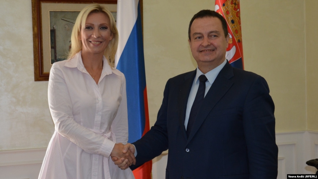 Ivica Dačić i Marija Zaharova 