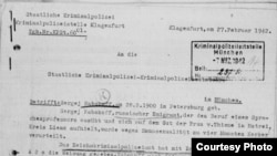 Оригинал документа. Клагенфурт, 27 февраля 1942.
