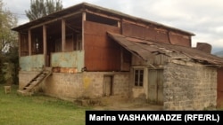 The Khurtsidze family home in Dikhashkho, in western Georgia