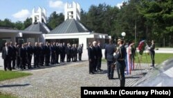 Hrvatski državni vrh u Teznom, 15. svibnja 2012. Foto: dnevnik.hr