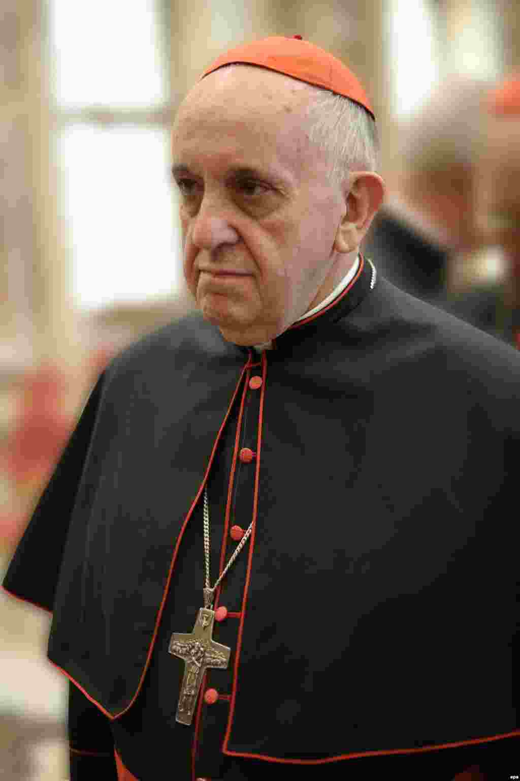 Кардинал Хорхе Маріо Берґольйо, Ватикан, 6 березня 2013 року