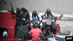 Сторонники Гбагбо на улицах Абиджана 