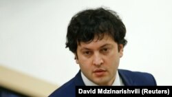 Ушедший в отставку спикер парламента Грузии Ираклий Кобахидзе.