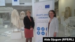 Nada Marković i Željana Pjevalica iz Udruženja "Priroda", partnerska organizacije uduženju "Maja" iz Bratunca