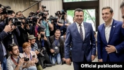 Zoran Zaev i Aleksis Cipras u Sofiji 17. maja