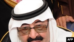 King Abdullah bin Abdul Aziz speaks to the press in Riyadh n February.