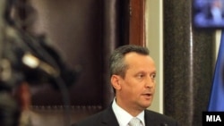 Претседателот на Собранието на Македонија Трајко Вељаноски 