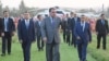 В центре – президент Таджикистана Эмомали Рахмон. 