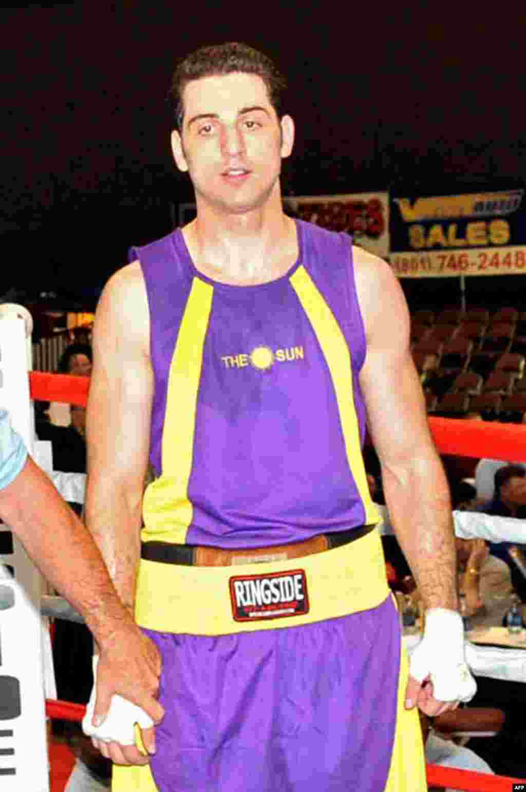 Tamerlan Tsarnaev waits for a decision after a boxing match in Salt Lake City, Utah, in 2009.