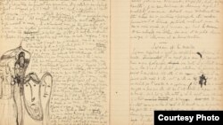 Фрагмент рукописи Марселя Пруста (Фото: BnF, Dist. RMN-Grand Palais / Art Resource, NY)