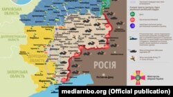 Ситуація в зоні бойових дій на Донбасі, 6 листопада 2018 року (дані Міноборони України)