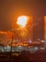 Russia - UGC video of a drone hitting an apartment building in RYazan, Russia - screen grab